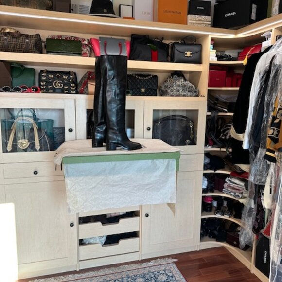 Gucci Over The Knee Black Boots - Picture 4 of 9